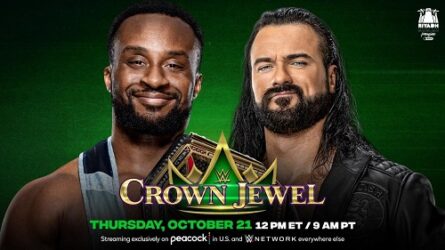 WWE Crown Jewel 2021 Repeticion y Resultados big e vs drew