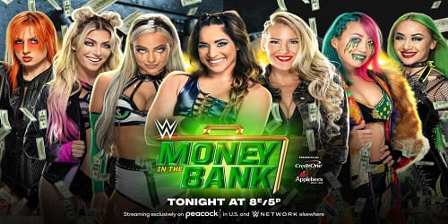 WWE Money in the Bank 2022 cartelera