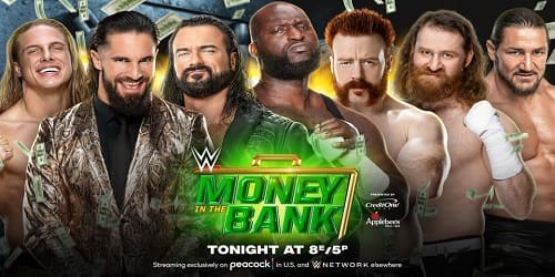 WWE Money in the Bank 2022 horarios
