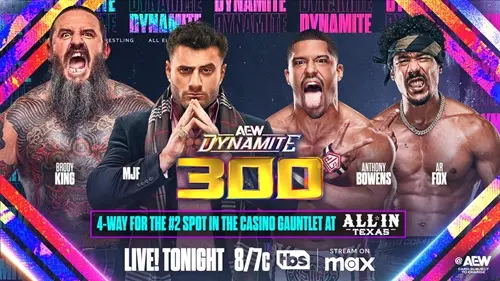 AEW Dynamite 300 2 de Julio 2025 En Vivo y Repetición