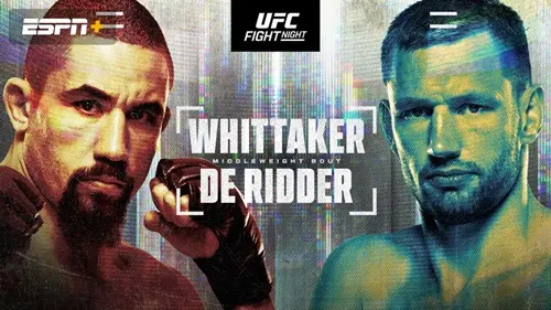UFC Fight Night Whittaker vs de Ridder En Vivo y Repeticion