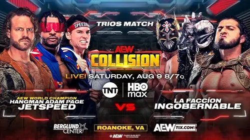 AEW Collision 9 de Agosto 2025 En Vivo y Repeticion