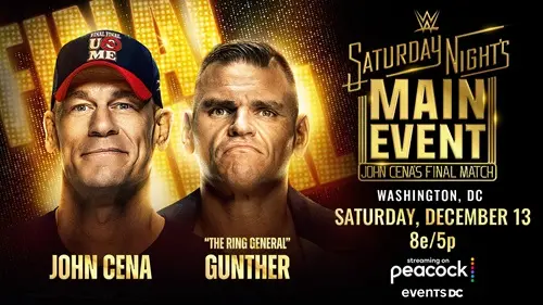WWE Saturday Nights Main Event 13 de Diciembre 2025 En Vivo y Repeticion