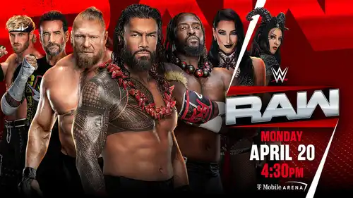 WWE RAW 20 de Abril 2026 En Vivo y Repetición (RAW AFTER WRESTLEMANIA 42)