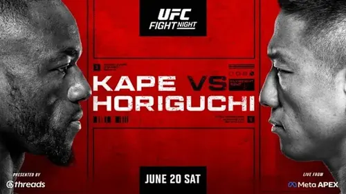 UFC Fight Night Kape vs Horiguchi En Vivo y Repeticion